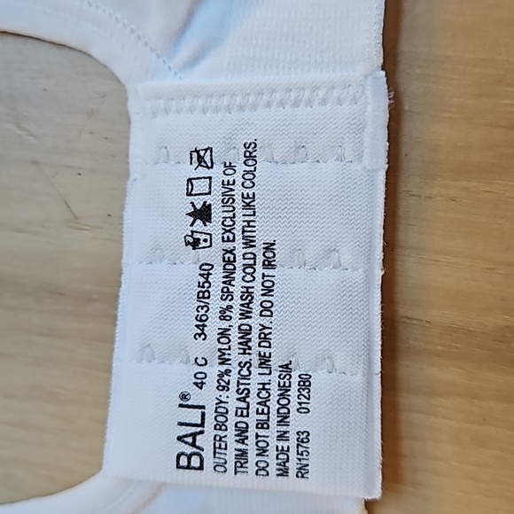 NWT Bali Comfort wireless padded bra 40C cool comfort fabric - Picture 2 of 7